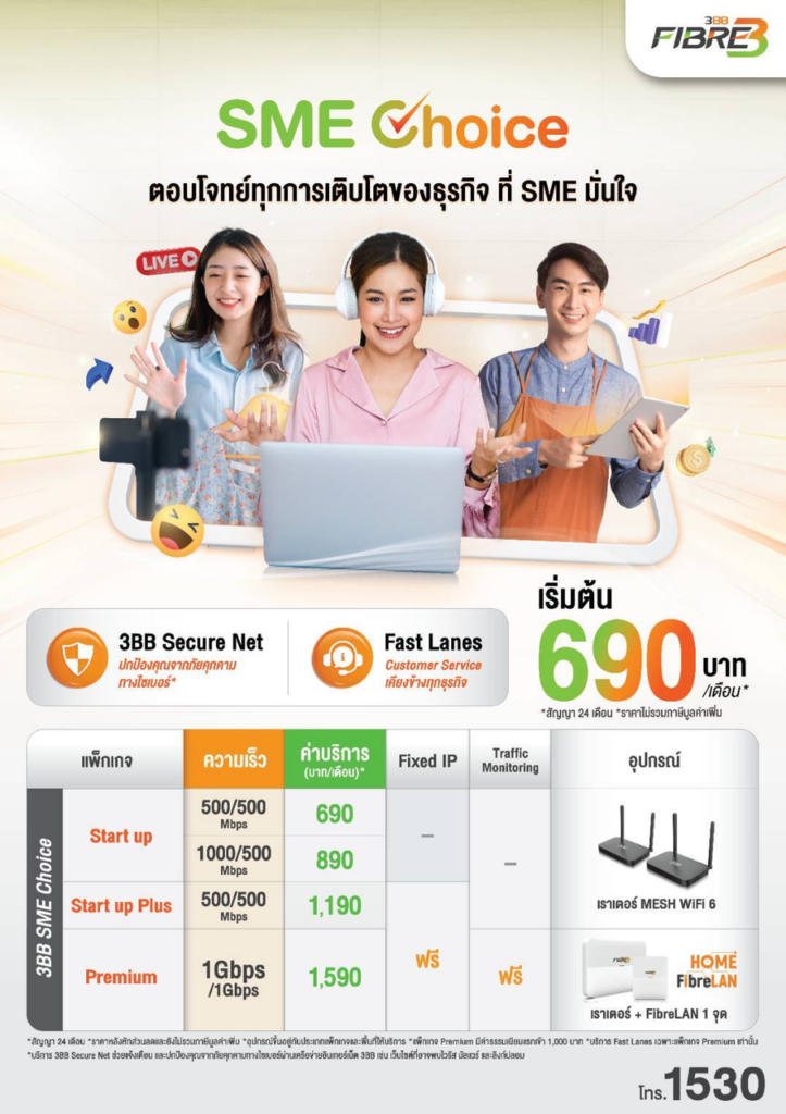 ติดเนต สำหรับ องกรณ์ หรือ ธุรกิจ ราคาถูก
